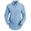 Wrangler Ladies L/S Denim ButtonDown w/Pocket.