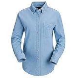 Wrangler Ladies L S Denim ButtonDown w Pocket. by Lee
