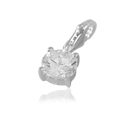 VINANI Charms Anhaenger runder Zirkonia Silber 925 HSZ Preisvergleich