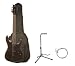 Dean VNXM Vendetta Solid Body Electric Guitar Combo with AB Gig Bag, Stand, and Strings - Transparent Black