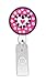 Heart & Flowers 3D Rubber Retractable Badge Holder