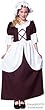 Child's Colonial Girl Costume (Medium 8-10)