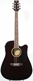 Acoustic-Electric Realm Series Walnut Guitar