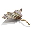 Sting Ray Brass Paperweight (desk sculpture)
