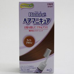 ブローネ ヘアマニキュア ライトブラウン クシ付 72g
