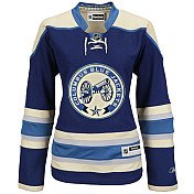 NHL Women's Columbus Blue Jackets Reebok Premier Team Jersey - 7214W5Bewrcbj (Navy, Large)