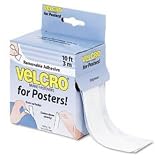 Velcro 90958 Removable fasteners for posters!, 1 wide cut-to-length tape, 10 foot roll