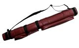 2x2 Hard Pool Cue Billiard Stick Carrying Case, Red
