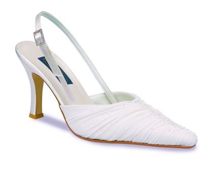 Wedding shoes pointy buckle