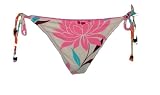 Split Bubblegum Floral Tie Side Surf Swim Bottom (Medium)