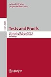 Tests and proofs : 6th international conference, TAP 2012, Prague, Czech Republic, May 31 - June 1, 2012 : proceedings