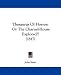 Search : Thesaurus Of Horror: Or The Charnel-House Explored!! (1817)