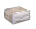 Storage Chest Blanket Bag In (25x22x11H) In Clear Vinyl w/ White Trim (10540) by Whitney Design