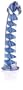 Don Wand Real Tip Rocket Glass Pleasure Wand, Blue and White Helix