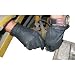 Disposable Nitrile Gloves, Powder Free Black, Large