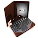 KaysCase Addon Folio Case with Keyboard Docking Station Cover for ASUS Transformer Pad TF300 - USPS Priority Shipping (Brown)