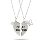 Best Friend Sterling Silver Friendship Pendants