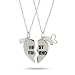 Best Friend Sterling Silver Friendship Pendants