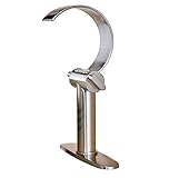 Rozin 糸ひき 浴室 洗面所用 じゃぐち 混合栓 背が高い流し台 洗面器用 蛇口 カバープレート装備