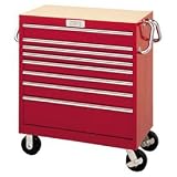 8-Drawer Tool Cart - Red