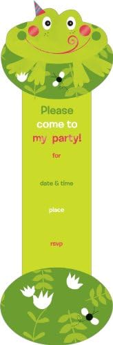Zoomerang Frog Springer Fill-in Invite - 10 ct