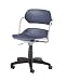 OFM 200-A11-NAVY Armless Plastic Swivel Chair-Navy