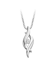 1/8 ct. Diamond One LoveTM Fashion Pendant in Sterling Silver