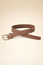 Older Girls Angel Leather Butterfly Embossed Belt