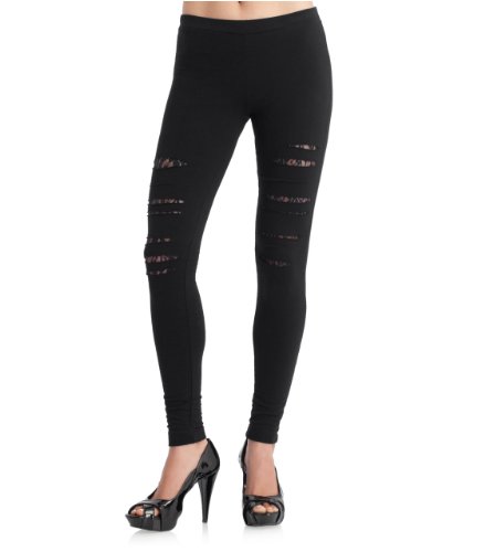 G by GUESS Destroyed Lace Leggings