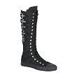 Demonia Men's DEVIANT-310, Canvas 5 Calf Buckle Knee Boot Sneaker