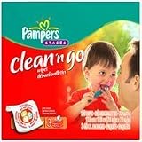 Pampers Stages Clean n go Baby Wipes Lightly Scented - 180 Ea