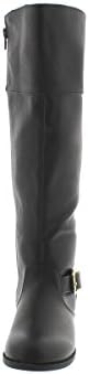 Paris Blues Girls' Maeve Riding Boot Black 3 M US