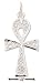 Sterling Silver Filigree Ankh Charm