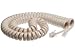 IT Ash Coiled Telephone Handset Cord - 12 Foot Standard Length - 1.5 Inch Flat Leader - Heavy Duty - Universal - GUARANTEED for life - Coiled Telephone Handset Cord 12 FT