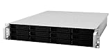 Synology RX1211 12-Bay Plug-n-Use 2U Rackmount Expansion Unit to Add Disks to RS2211+/RS3411xs (Silver/Black)