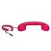 Aduro RETRO PHONE Wired 3.5mm Handset for Mobile Devices and Tablets (Retail Packaing) (Pink)