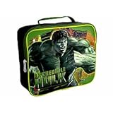 Marvel's Incredible Hulk Boys Soft Lunchbox Lunch Tote Bag Black & Green