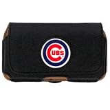 Official Licensed MLB - Chicago Cubs Universal Horizontal Pouch for Blackberry Bold 9780 / Curve 3G 9330 / Curve 3G / Torch 9800 / Bold 9700 / Storm2 9550 / Curve 8520 / Storm 9530 / Curve 8330 / Curve 8320 / Curve 8310 / Curve 8300