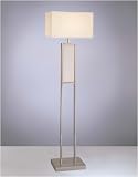 Kovacs P5186-084 Brushed Nickel Ripple Contemporary / Modern Floor Lamp from the Ripple Collection