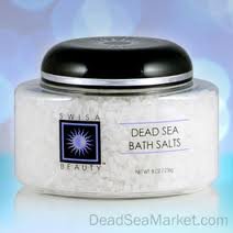 Swisa Beauty Bath Salt, White, 8 Fluid Ounce