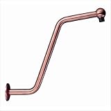 Danze D481116AC 13-Inch S-Shape Shower Arm, Antique Copper