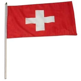 Switzerland Flag 12 x 18 inch