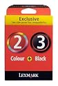 Lexmark 2 + 3 ink