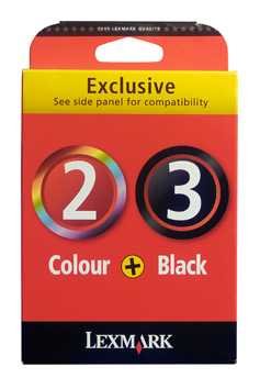 Lexmark Combo Pack #2 + #3 - Print cartridge - 1 x black, colour (cyan, magenta, yellow)