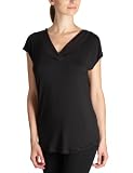 Calvin Klein underwear Damen Nachtwäsche & Bademantel/ Shirt S2492E Naked Glamour PJ Top, Gr. 38 (M), Schwarz (001 Black)