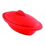 Orka Personal 20-Ounce Silicone Steamer, Red