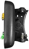 Black Tailgate Door Handle for CHEVROLET CHEVY Silverado (1999-2007), Silverado Heavy Duty HD (2001-2007); GMC Sierra (1999-2007), Sierra Heavy Duty HD (2001-2007); HUMMER H2 H-2 (2003-2006); Rear Outside Tailgate