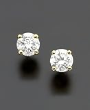 14k Gold Diamond Stud Earrings (1/2 ct. t.w.)