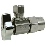 Brass Craft #KTPR19 C1 1/2x3/8 Chrome Angle Valve