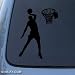 BASKETBALL - Hoops Sport - Car, Truck, Notebook, Vinyl Decal Sticker #1207 | Vinyl Color: Black